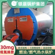 WNS5-1.25-QY卧式蒸汽锅炉银晨锅炉